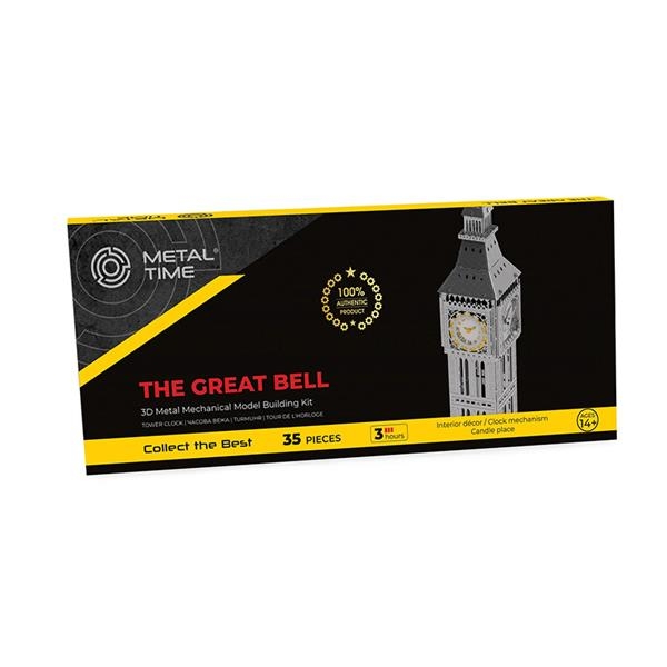 Колекційна модель-конструктор Metal Time The Great Bell Годинникова вежа Біг-Бен настільний годинник (MT077) - Pampik - 2