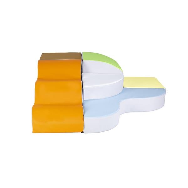 М'який ігровий комплекс University Хвиляста гірка (SLC2571) - Pampik - 3