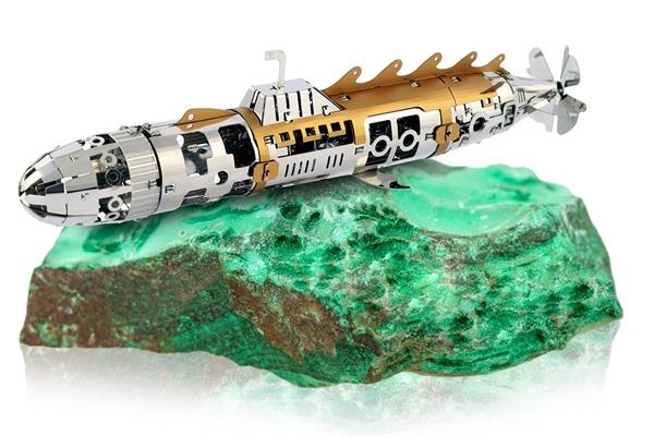 Колекційна модель-конструктор Metal Time Elusive Nautilus Підводний човен механічний (MT045) - Pampik - 8