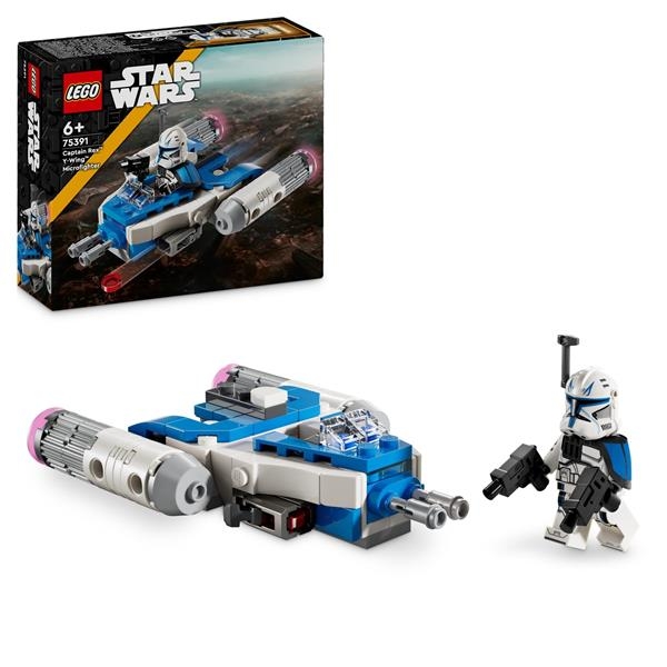Конструктор LEGO Star Wars Мікровинищувач Y-Wing Капітана Рекса 99 деталей (75391) - Pampik