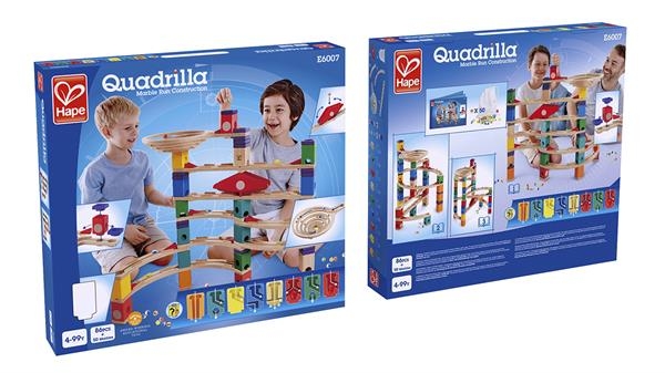 Конструктор-лабиринт Hape Quadrilla Ускорение, 136 элементов (E6007) - Pampik - 7