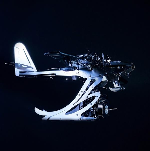 Колекцiйна модель-конструктор Metal Time Celestial Hercules Spruce Goose H-4 Aircraft Літак механічний (MT100) - Pampik - 8