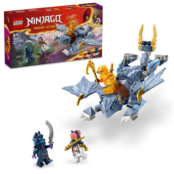 Конструктор LEGO NINJAGO Молодий дракон Рію 132 деталі (71810) - Pampik