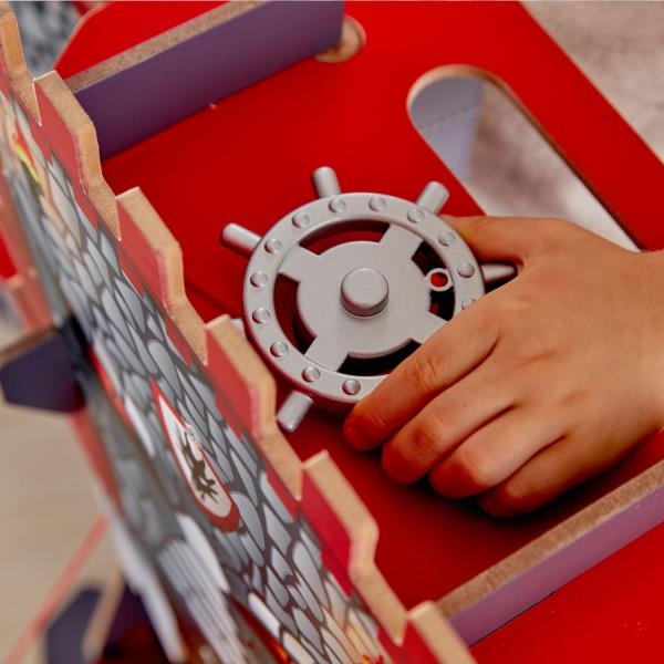 Деревянный игрушечный замок викингов Hape (E3025) - Pampik - 8