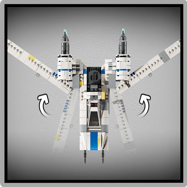 Конструктор LEGO Star Wars Повстанський винищувач U-Wing, 594 деталі (75399) - Pampik - 7