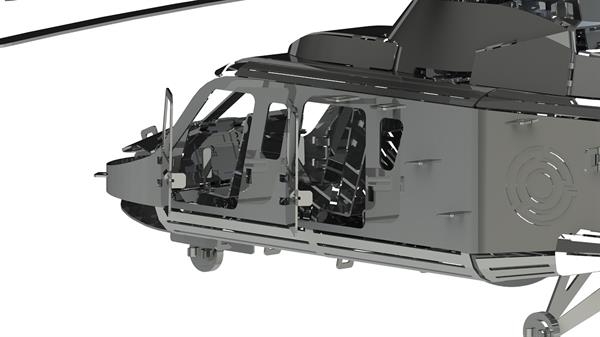 Колекційна модель-конструктор Metal Time Lifting Spirit Вертоліт механічний (MT027) - Pampik - 8