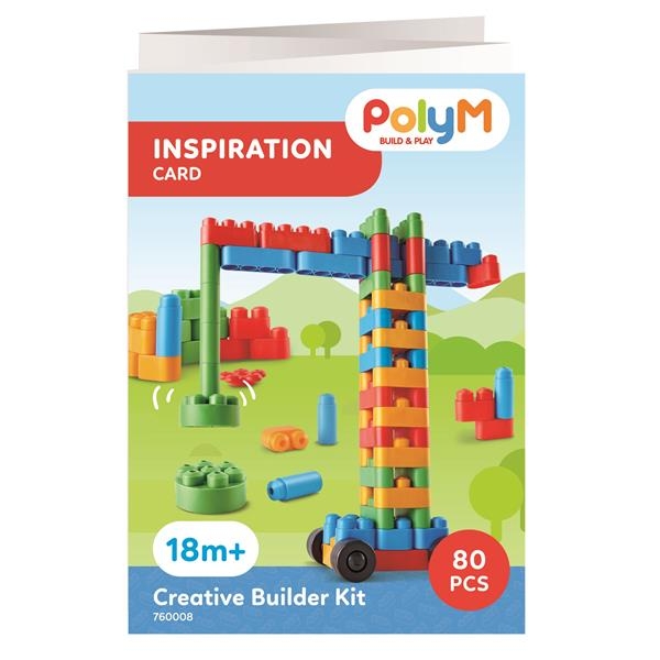 Конструктор PolyM Строитель 80 деталей (760008) - Pampik - 11