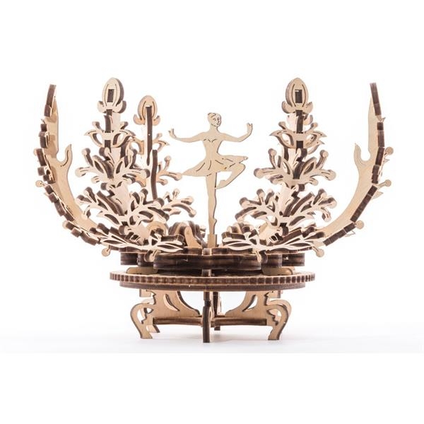 Деревянный механический 3D конструктор Ugears Механический цветок (70019) - Pampik - 2