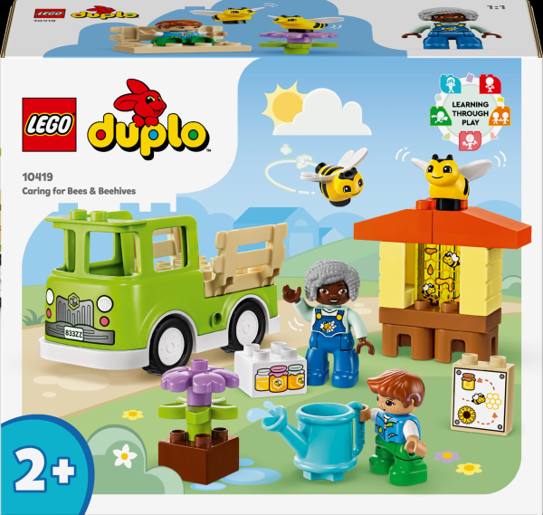 Конструктор LEGO DUPLO Town Догляд за бджолами й вуликами 22 деталі (10419) - Pampik