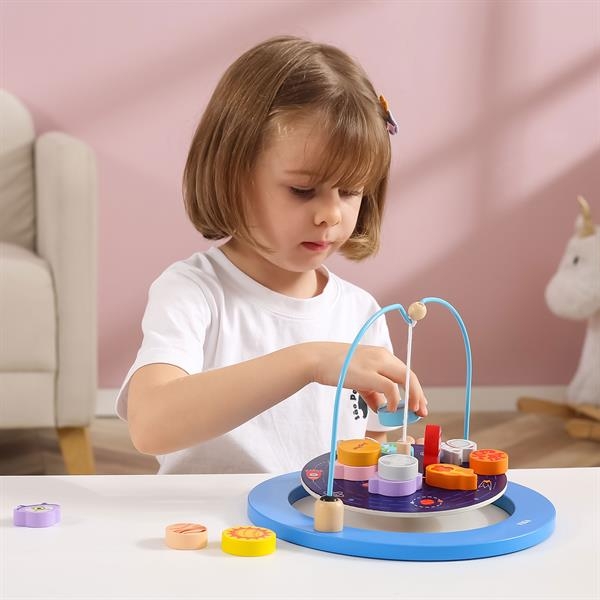 Дерев'яня гра-балансир Viga Toys Космос (44580) - Pampik - 6