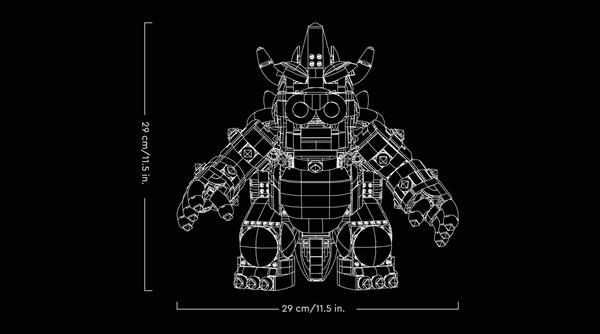 Конструктор LEGO Super Heroes Могутній Боузер 2807 деталей (71411) - Pampik - 7