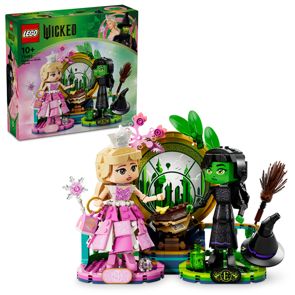 Конструктор LEGO Wicked Фігурки Ельфаби та Ґлінди 558 деталей (75682) - Pampik - 7