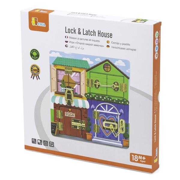 Бизиборд Viga Toys Домик (44653) - Pampik - 4