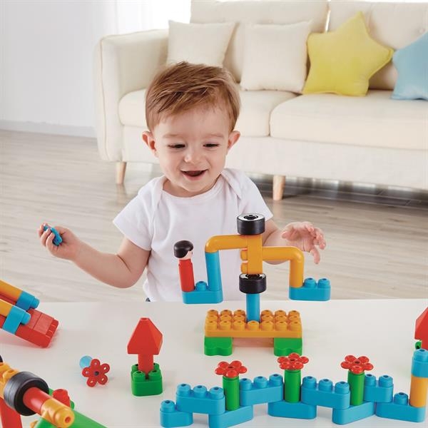 Конструктор PolyM Ігровий майданчик, 110 деталей (760011) - Pampik - 3