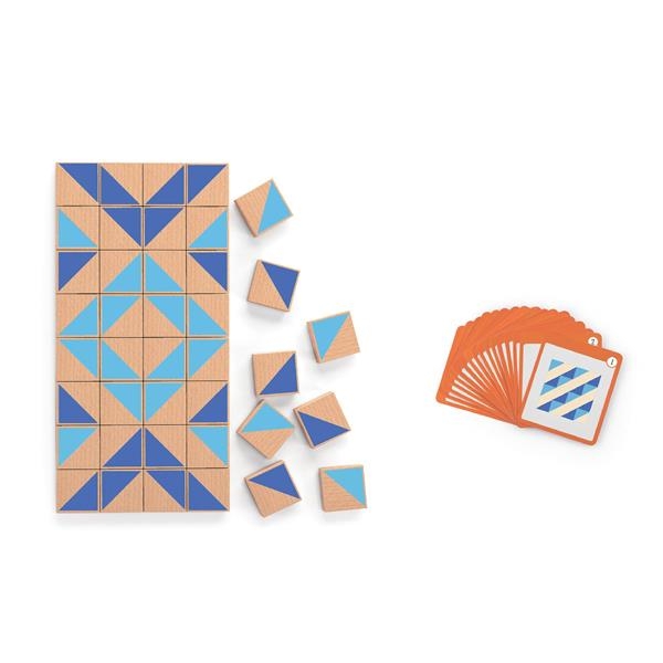 Набір магнітних плиток Viga Toys Візерунки, 40 шт. (50642FSC) - Pampik