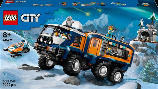 Конструктор LEGO City Арктична дослідницька вантажівка з науковою лабораторією, 1064 деталі (60471) - Pampik