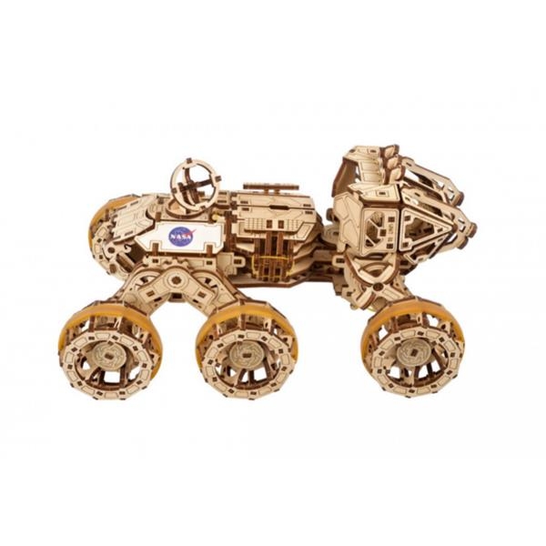 Дерев'яний механічний 3D конструктор Ugears Пілотований марсохід, 562 деталі (70206) - Pampik - 5