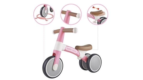Біговел Hape Перша поїздка триколісний 7" рожевий (E0105) - Pampik - 9