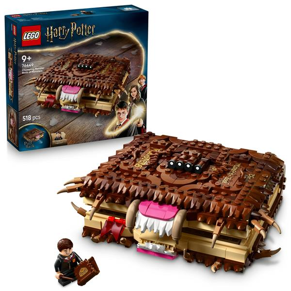Конструктор LEGO Harry Potter Куслива Жахлива книга жахіть, 518 деталей (76449) - Pampik - 2