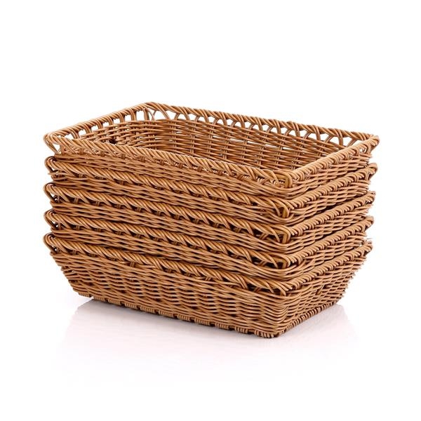 Кошики для іграшок University плетені низькі 5 шт. (U39130) - Pampik