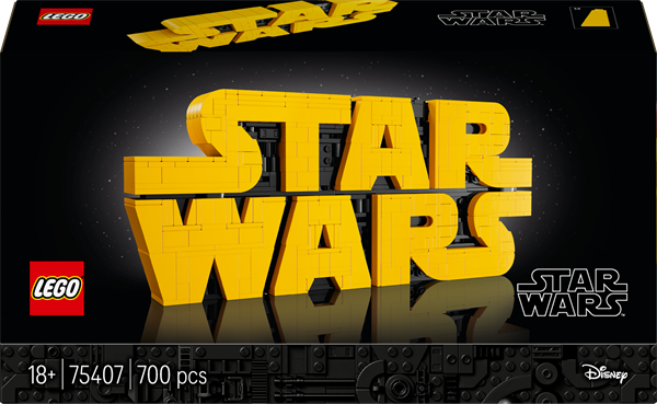 Конструктор LEGO Star Wars Логотип з кубиків Зоряні війни,700 деталей (75407) - Pampik