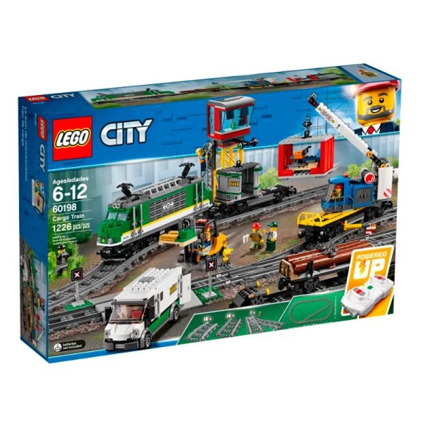 Конструктор LEGO City Вантажний поїзд 1226 деталей (60198) - Pampik