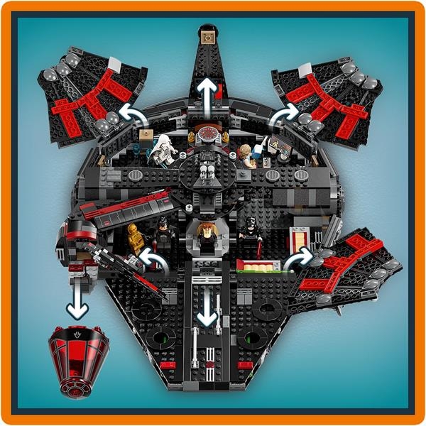 Конструктор LEGO Star Wars Темний сокіл 1579 деталей (75389) - Pampik - 5