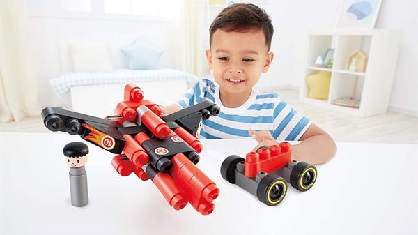 Конструктор PolyM Гоночный автомобиль, 31 деталь (760020) - Pampik - 11