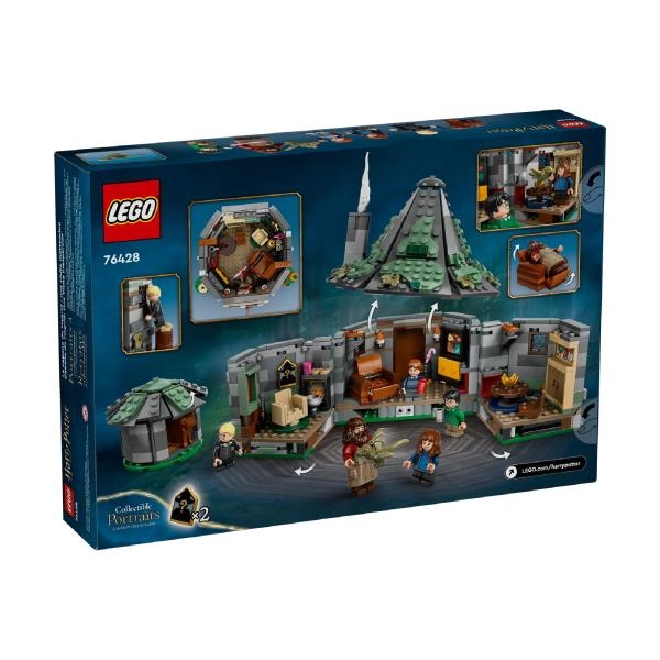 Конструктор LEGO Harry Potter Хатинка Геґріда Несподівані гості 896 деталей (76428) - Pampik - 2