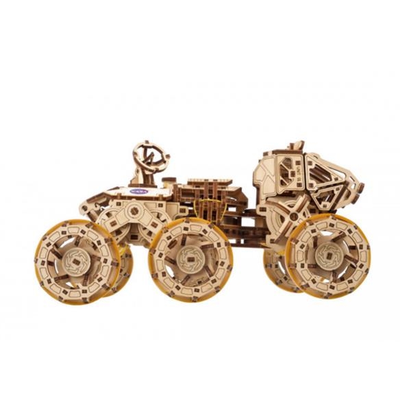 Дерев'яний механічний 3D конструктор Ugears Пілотований марсохід, 562 деталі (70206) - Pampik - 6
