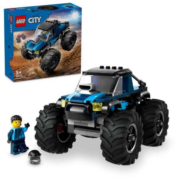 Конструктор LEGO City Синя вантажівка-монстр 148 деталей (60402) - Pampik - 2