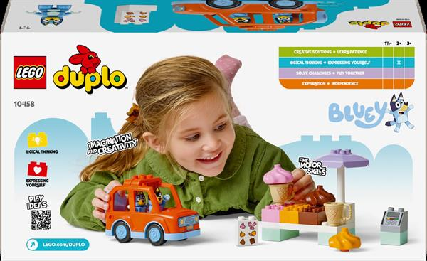 Конструктор LEGO DUPLO Bluey Подорож із морозивом із Блуї, 22 деталі (10458) - Pampik - 9