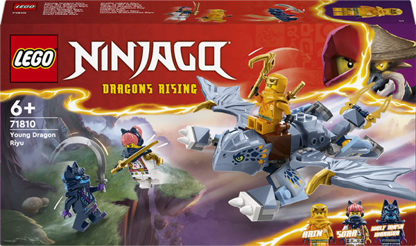 Конструктор LEGO NINJAGO Молодий дракон Рію 132 деталі (71810) - Pampik - 2