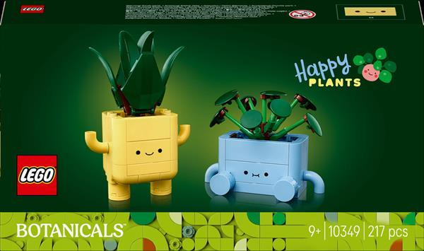 Конструктор LEGO Botanicals Щасливі рослини, 217 деталей (10349) - Pampik