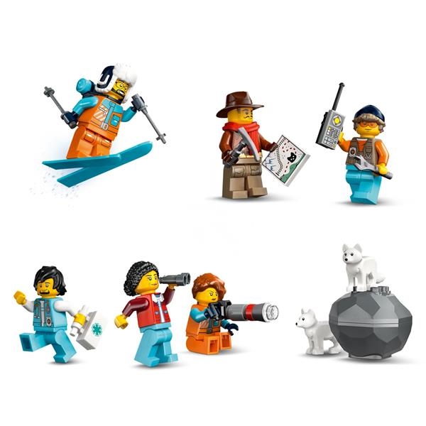 Конструктор LEGO City Арктический исследовательский экспресс, 1517 деталей (60470) - Pampik - 7