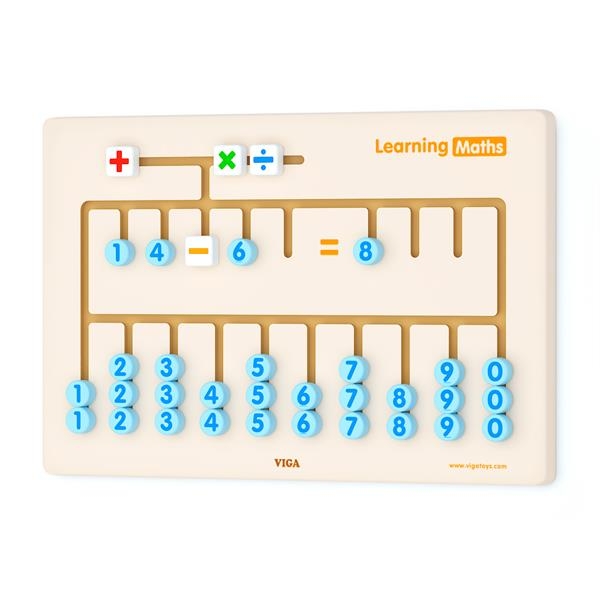 Деревянная обучающая игрушка Viga Toys Математика (50675FSC) - Pampik