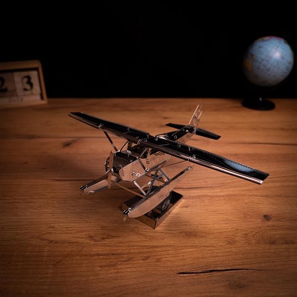 Колекційна модель-конструктор Metal Time Breeze Drifter Гідроплан механічний (MT003) - Pampik - 6