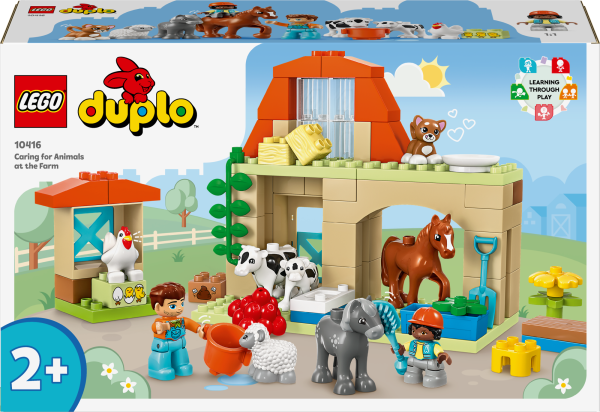 Конструктор LEGO DUPLO Town Догляд за тваринами на фермі 74 деталі (10416) - Pampik