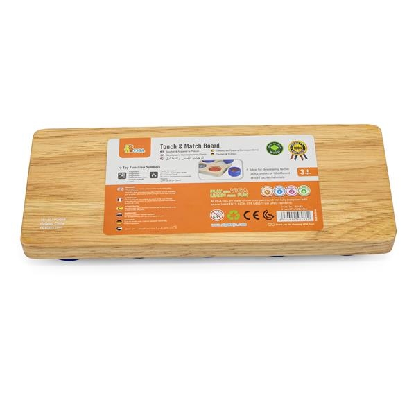 Тактильний сортер Viga Toys Фактури (58483) - Pampik - 4