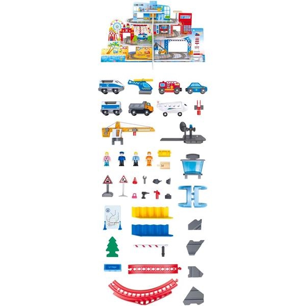 Іграшкова залізниця Hape Місто (E3768) - Pampik - 6