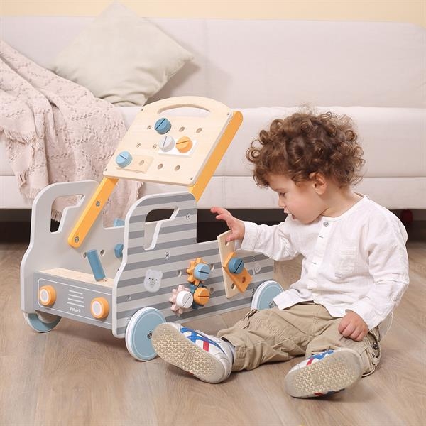 Деревянная машинка с инструментами PolarB (44066) - Pampik - 7