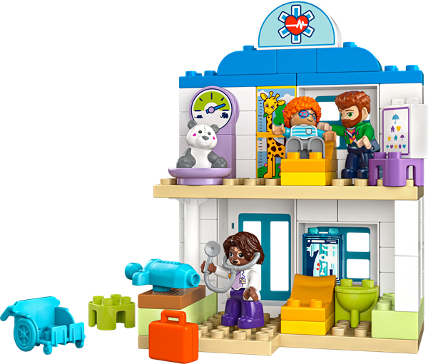 Конструктор LEGO DUPLO Town Уперше: візит до лікаря 65 деталей (10449) - Pampik - 4