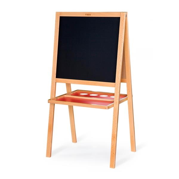 Деревянный мольберт Viga Toys двухсторонний магнитный (50984FSC) - Pampik