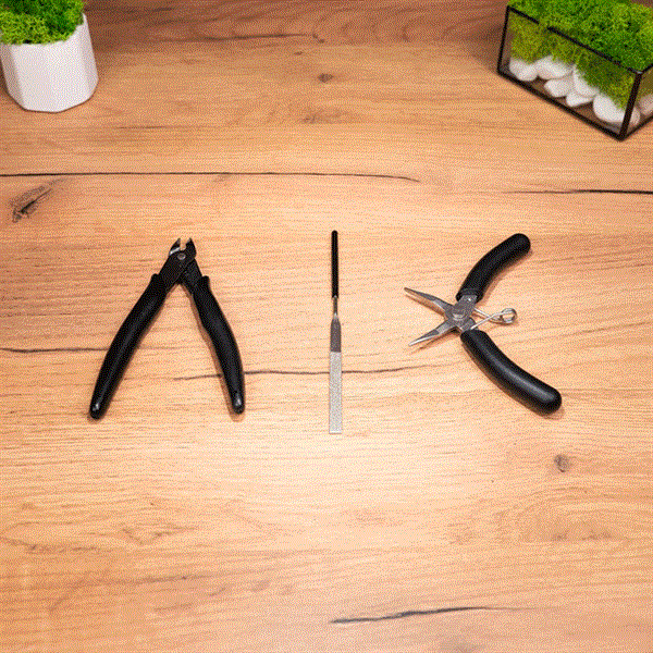 Набор инструментов для сборки моделей Metal Time Pro Cutters Toolkit кусачки, плоскогубцы и надфиль (CTRS-3) - Pampik - 3