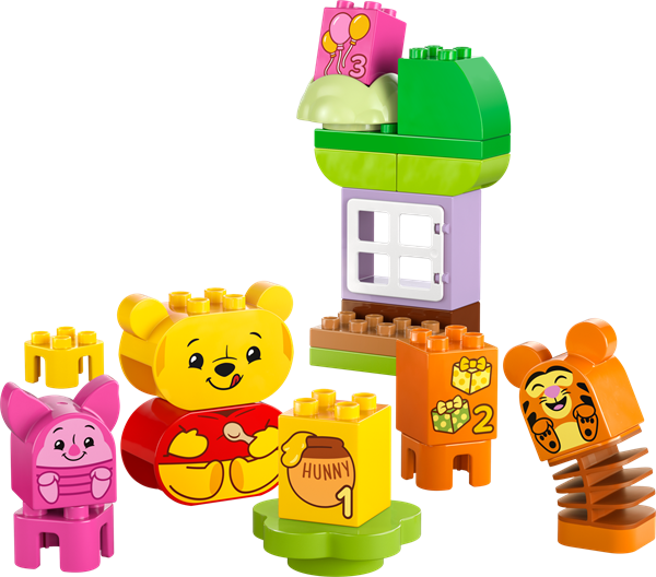 Конструктор LEGO DUPLO Disney День народження Вінні Пуха, 22 деталі (10457) - Pampik - 4