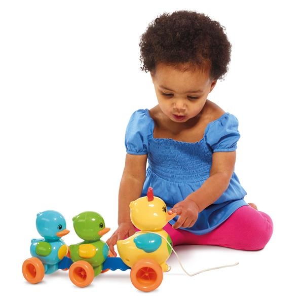 Іграшка-каталка Toomies Качечки зі звуком (E4613) - Pampik - 5