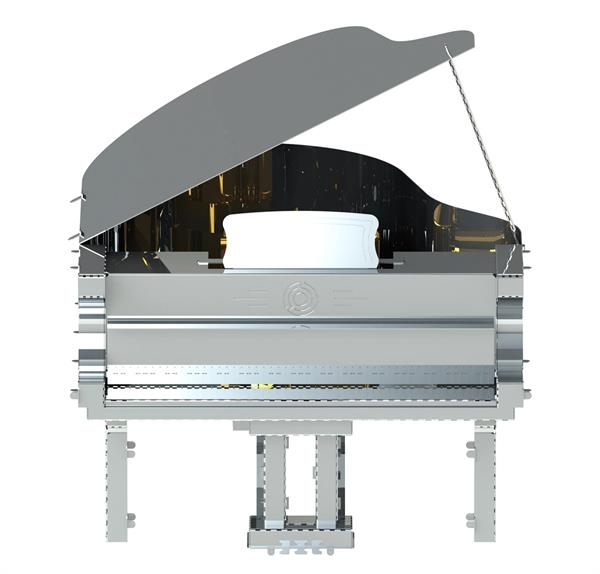 Колекційна модель-конструктор Metal Time Рояль, зі звуком (MT011) - Pampik - 4