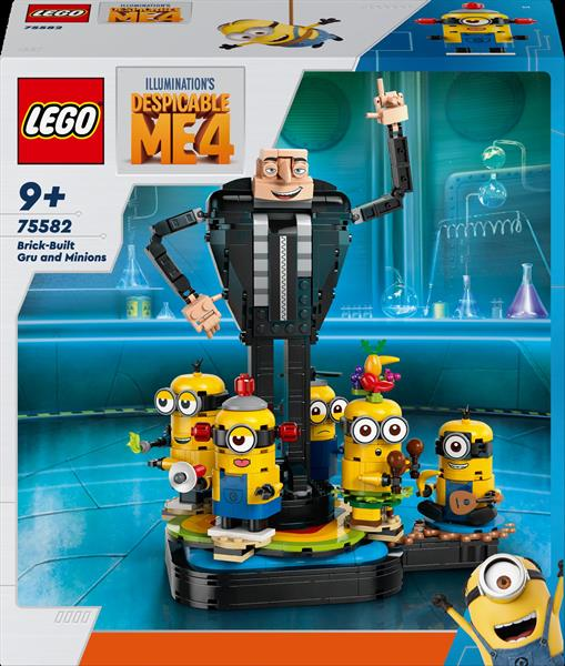 Конструктор LEGO Despicable Me 4 Ґру й посіпаки з кубиків 839 деталей (75582) - Pampik - 2