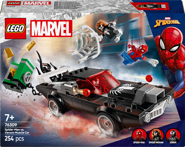 Конструктор LEGO Super Heroes Людина-павук проти маслкара Венома 254 деталі (76309) - Pampik