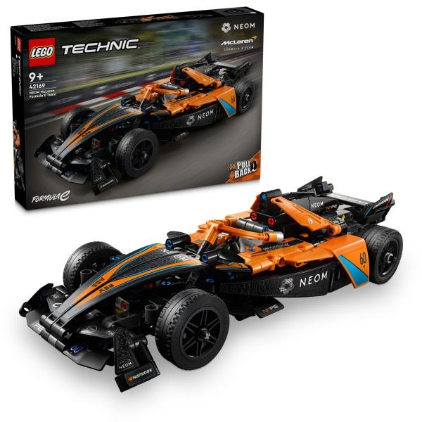 Конструктор LEGO Автомобіль для перегонів NEOM McLaren Formula E 452 деталі (42169) - Pampik